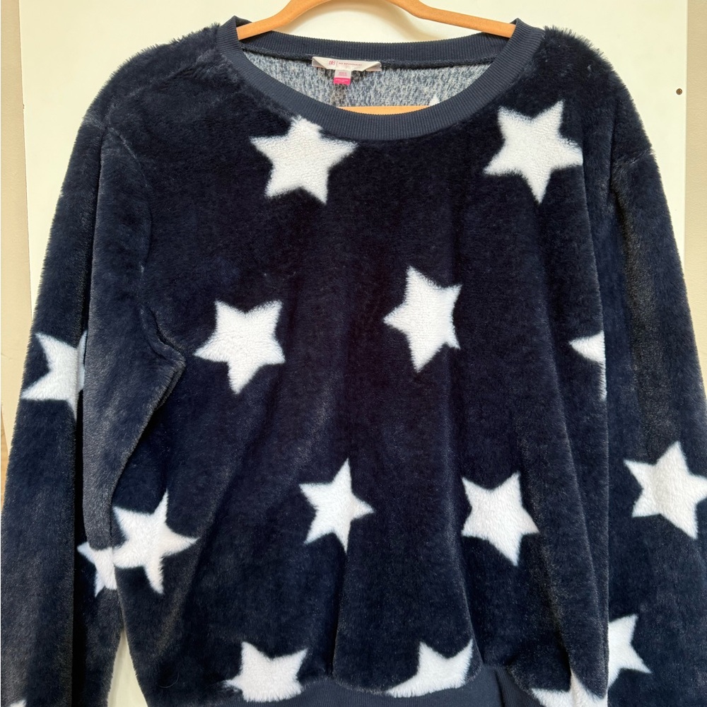 Blue & White Stars Crewneck Sweatshirt